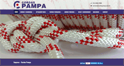 Desktop Screenshot of cordaspampa.com.br